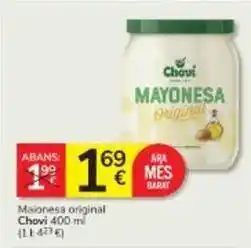 Consum Chovi - maionesa original oferta