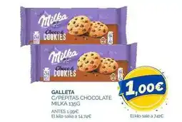 Supermercados La Despensa Milka - galleta c/pepitas chocolate oferta