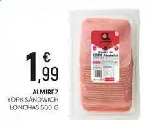 Comerco Cash & Carry Almirez - york sándwich lonchas oferta