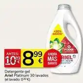 Supermercados Charter Ariel - detergente gel platinum oferta