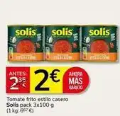Supermercados Charter Solís - tomate frito estilo casero oferta