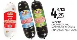 Comerco Cash & Carry El pozo - chopped pork, mortadela siliciana fina o con aceitunas oferta
