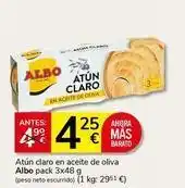 Supermercados Charter Albo - atún claro en aceite de oliva oferta