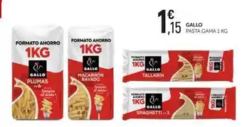 Comerco Cash & Carry Gallo - pasta gama oferta