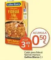 Supermercados Charter Gallina blanca - caldo para fideua facil de marisco oferta