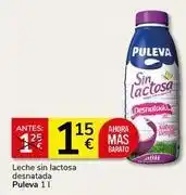 Supermercados Charter Puleva - leche sin lactosa desnatada oferta