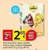 Supermercados Charter Consum - mini bombon sabor vainilla frutos rojos-tropa oferta