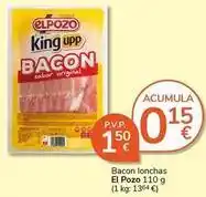 Supermercados Charter Elpozo - bacon lonchas oferta