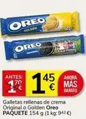 Supermercados Charter Oreo - galletas rellenas de crema original o golden oferta