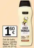 Supermercados Charter Kyrey - gel de bano coco y vainilla oferta