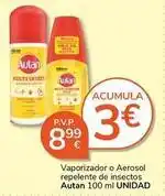 Supermercados Charter Vaporizador o aerosol repelente de insectos oferta