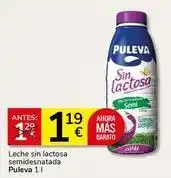 Supermercados Charter Puleva - leche sin lactosa semidesnatada oferta