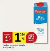 Supermercados Charter Pascual - leche semidesnatada oferta