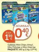 Supermercados Charter Lu - galletas mini chips ahoy!, mini principe o mini oreo paquete oferta