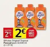 Supermercados Charter Pascual - bifrutas original tropical oferta