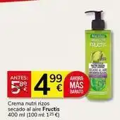 Supermercados Charter Fructis - crema nutri rizos secado al aire oferta