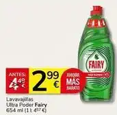 Supermercados Charter Fairy - lavavajillas ultra poder oferta