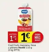 Supermercados Charter Nestlé - cool fruits manzana, fresa y platano oferta