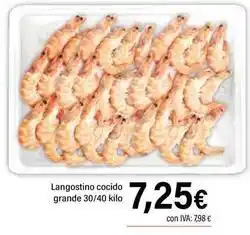 Cash Ifa Langostino cocido grande 30/40 oferta