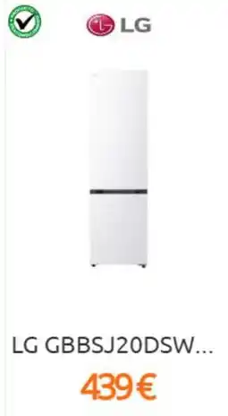 Eureka Electrodomésticos Lg - gbbsj20dsw oferta