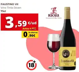 Supermercados Tu Alteza Faustino - vino tinto joven oferta