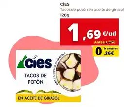 Supermercados Tu Alteza Tacos de potón en aceite de girasol oferta