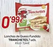 Alsara Supermercados Tranchettes - lonchas de queso fundido oferta