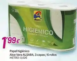 Alsara Supermercados Alsur - papel higiénico aloe vera oferta