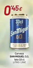 Alsara Supermercados San miguel - cerveza 0,0 oferta