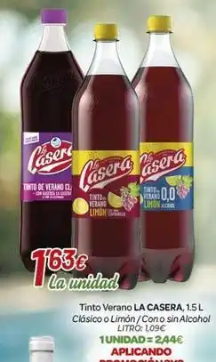 Alsara Supermercados La casera - tinto verano oferta