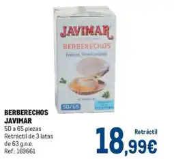 Makro JAVIMAR Berberechos oferta