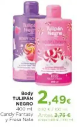 Aquabel Perfumerías Body tulipán negro oferta