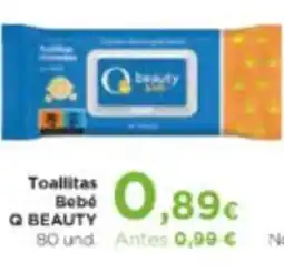 Aquabel Perfumerías Q BEAUTY Toallitas Bebe oferta