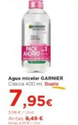 Aquabel Perfumerías GARNIER Agua micelar Clásica oferta