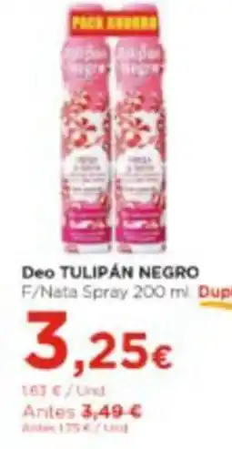Aquabel Perfumerías TULIPÁN NEGRO Deo F/Nata Spray oferta