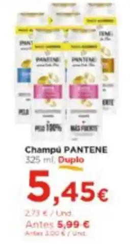 Aquabel Perfumerías PANTENE Champú oferta