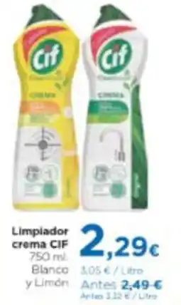 Aquabel Perfumerías CIF Limpiador crema oferta