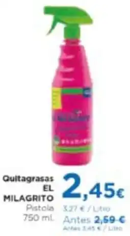 Aquabel Perfumerías EL MILAGRITO Quitagrasas oferta