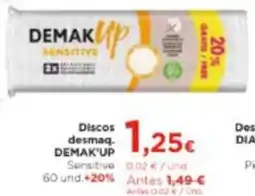 Aquabel Perfumerías DEMAK'UP Discos desmaq oferta