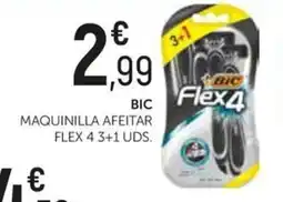 Comerco Cash & Carry BIC Maquinilla afeitar flex 4 3+1 uds. oferta