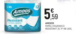 Comerco Cash & Carry AMOOS Papel higiénico resistant 2c p-48 uds. oferta