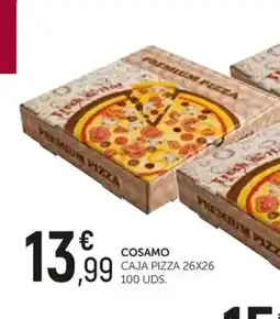 Comerco Cash & Carry COSAMO Caja pizza 26x26 100 uds. oferta