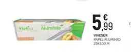 Comerco Cash & Carry VIVESUR Papel aluminio 29x300 m oferta