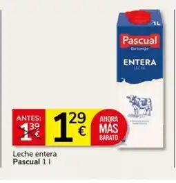 Supermercados Charter PASCUAL Leche entera oferta