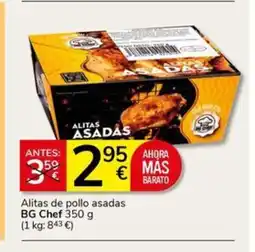 Supermercados Charter BG CHEF Alitas de pollo asadas oferta