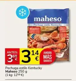 Supermercados Charter MAHESO Pechuga estilo Kentucky oferta
