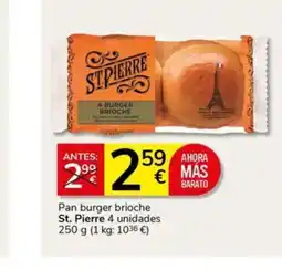 Supermercados Charter ST PIERRE Pan burger brioche oferta