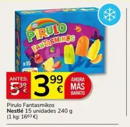 Supermercados Charter NESTLÉ Pirulo Fantasmikos oferta