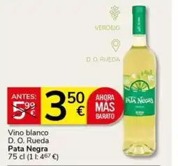 Supermercados Charter PATA NEGRA Vino blanco D. O. Rueda oferta