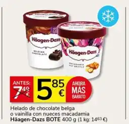 Supermercados Charter HÄAGEN DAZS Helado de chocolate belga o vainilla con nueces macadamia oferta